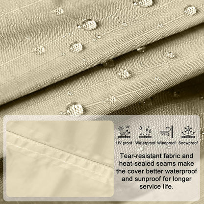 54x28x24 ABCCANOPY Patio Deck Box Cover Waterproof And Dustproof Winter Protection Outdoor Storage Box Cover Universal