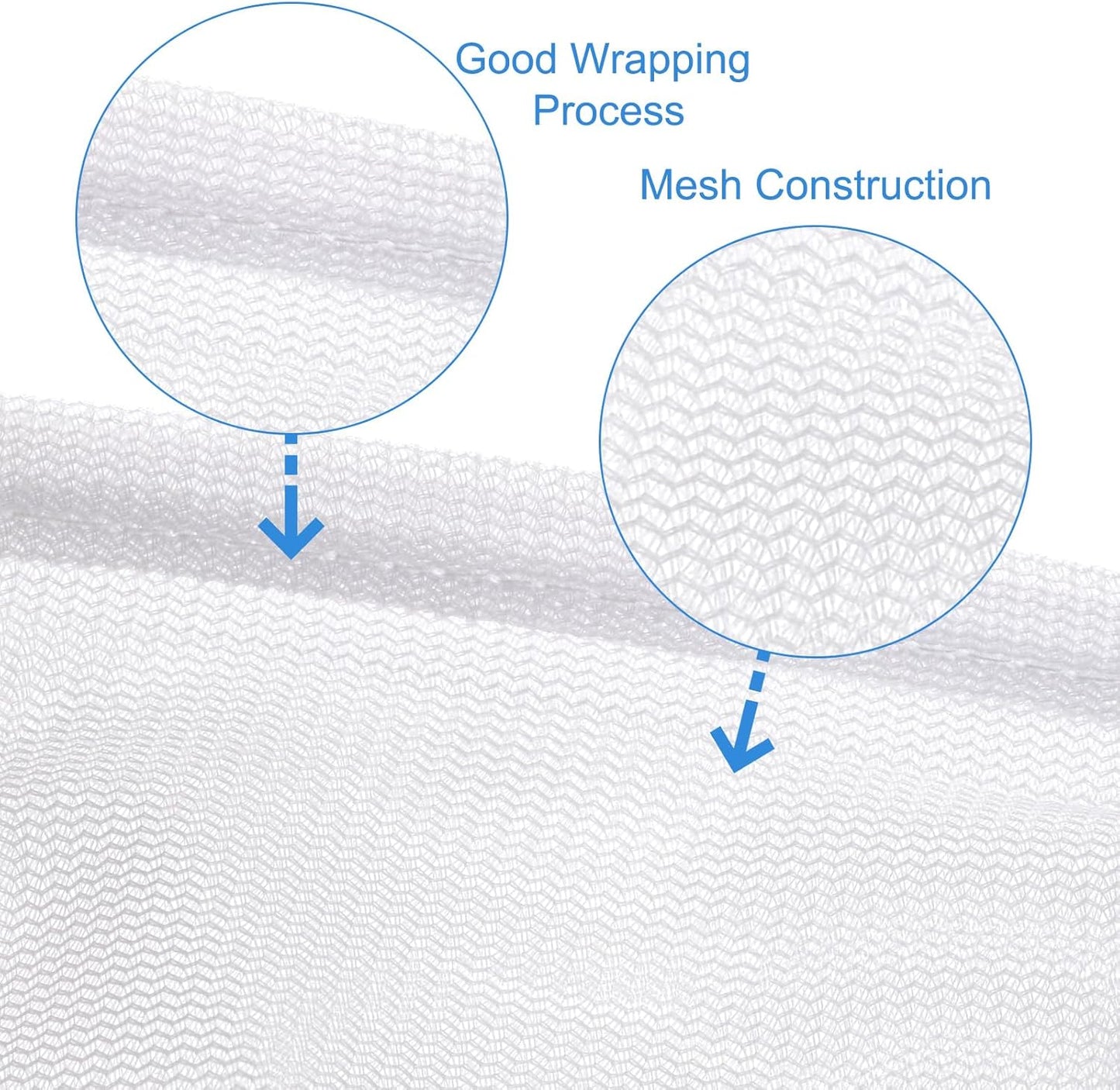 uxcell 2Pcs Shoes Washing Bag - 8.7 x 13 Inch Cylinder Fine Mesh Laundry Bags for Washing Machine