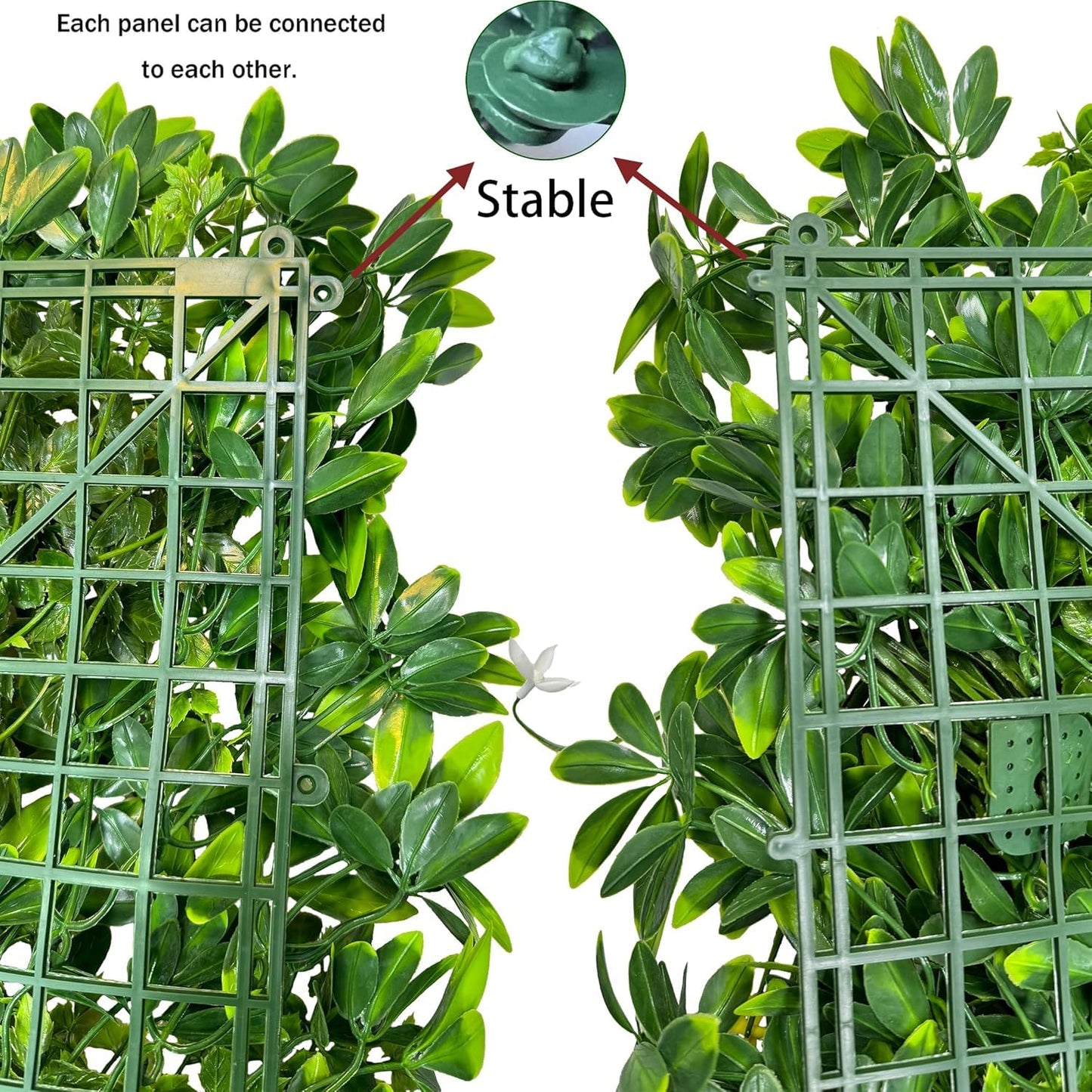 ODTORY Artificial Plant Wall Roll: 72 X144 in (72 sqft) UV-Anti Ivy Privacy Fence Screen Faux Greenery Panels Backdrop Boxwood Ivy Vine Leaf Hedge Fence for Indoor Outdoor Green Decor