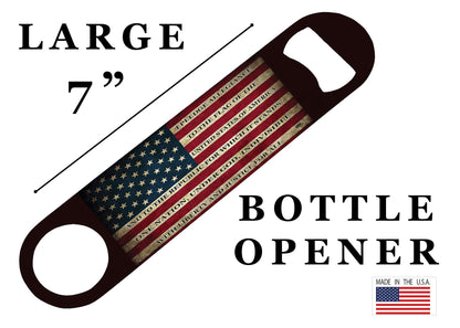 Rogue River Tactical Pledge of Allegiance Speed Bottle Opener Heavy Duty Gift Patriotic United State Of America US
