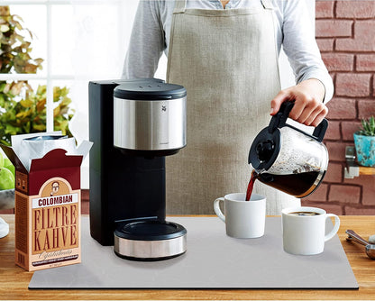23"x15", Golener Coffee Bar Mat - Under Coffee Maker Pad, Tray Mats Under Cafe Machine, Rubber Absorbent Mat, Under