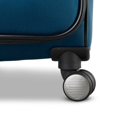Samsonite Ascella 4 Large Checked Suitcase - Cerulean Blue