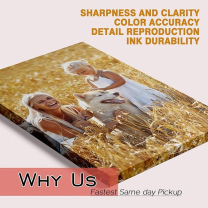 GMissT Canvas Prints - Personalized Photo Canvas Art for Home Decor | Custom Posters with Floating Frames & Gift Wrapping