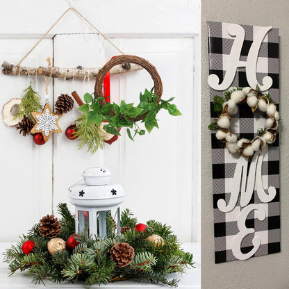KUKLIPJIM 6 Pcs 12 Inch Natural Grapevine Wreath Set, Hand-Woven Vine Branch Wreaths for DIY Crafts, Christmas Decorations, Home & Event Styling