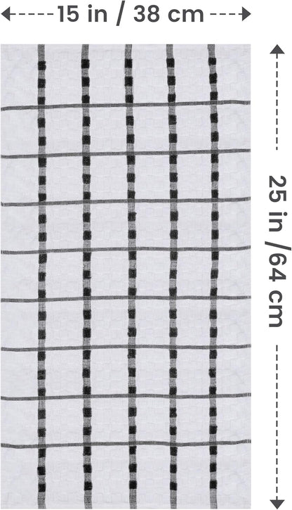 12 Pack, 15 25 Inches, 100% Set, Utopia Towels - Kitchen Towels x Ring Spun Cotton Super Soft and Absorbent Linen Dish