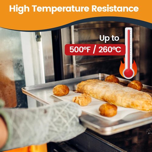 Half Size Baking Sheet Pan - Durable Aluminum Cookie Sheet | 12 Pack, Anti-Stick 18”x 13”