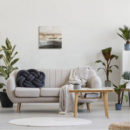 Stupell Industries Ocean Landscape Abstract Composition Canvas Wall Art - Design by Design Fabrikken