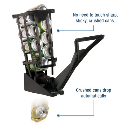 Dial Industries M92 Wall Mounted Beer, Soda, Aluminum 12oz Can Crusher for Recycling