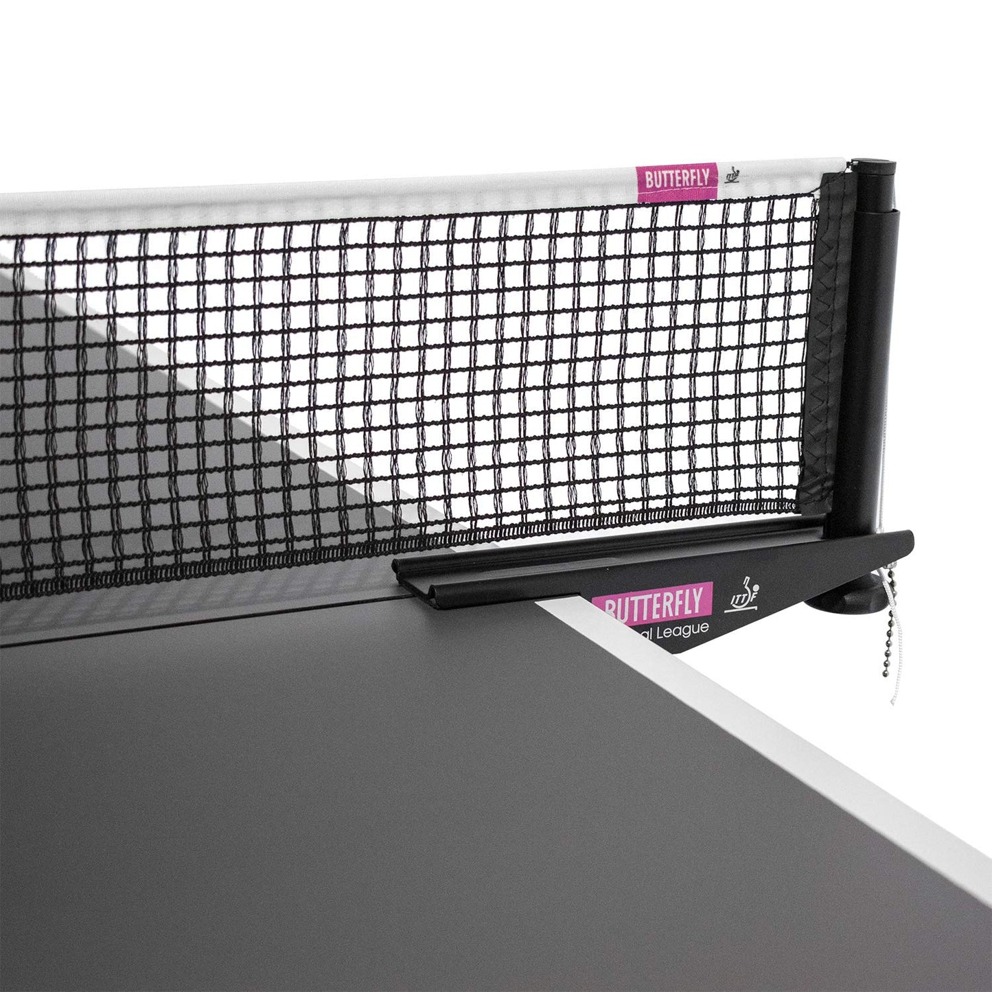 Butterfly Timo Boll Space Saver 22 Special Edition Ping Pong Table | Indoor Rollaway Game Table | ITTF Approved Table Tennis Table | Tournament, Club, Home | Pro Net Included | Compact Storage | Gray