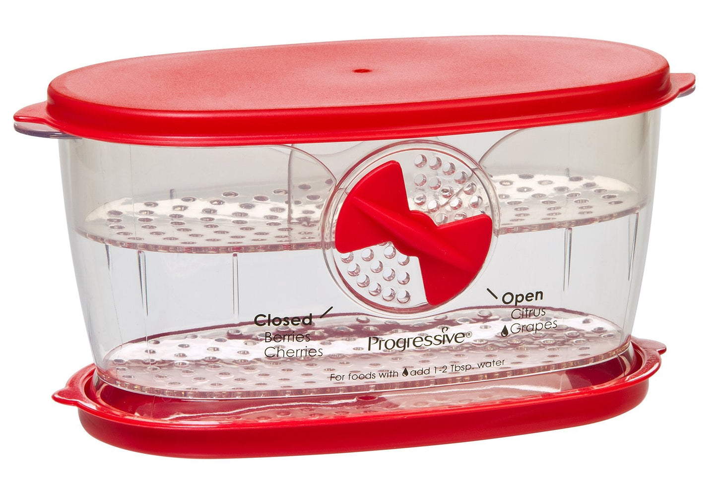 PrepSolutions Berry Keeper, Red – Freshness-Enhancing Storage for Berries and Small Fruits