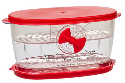 PrepSolutions Berry Keeper, Red – Freshness-Enhancing Storage for Berries and Small Fruits