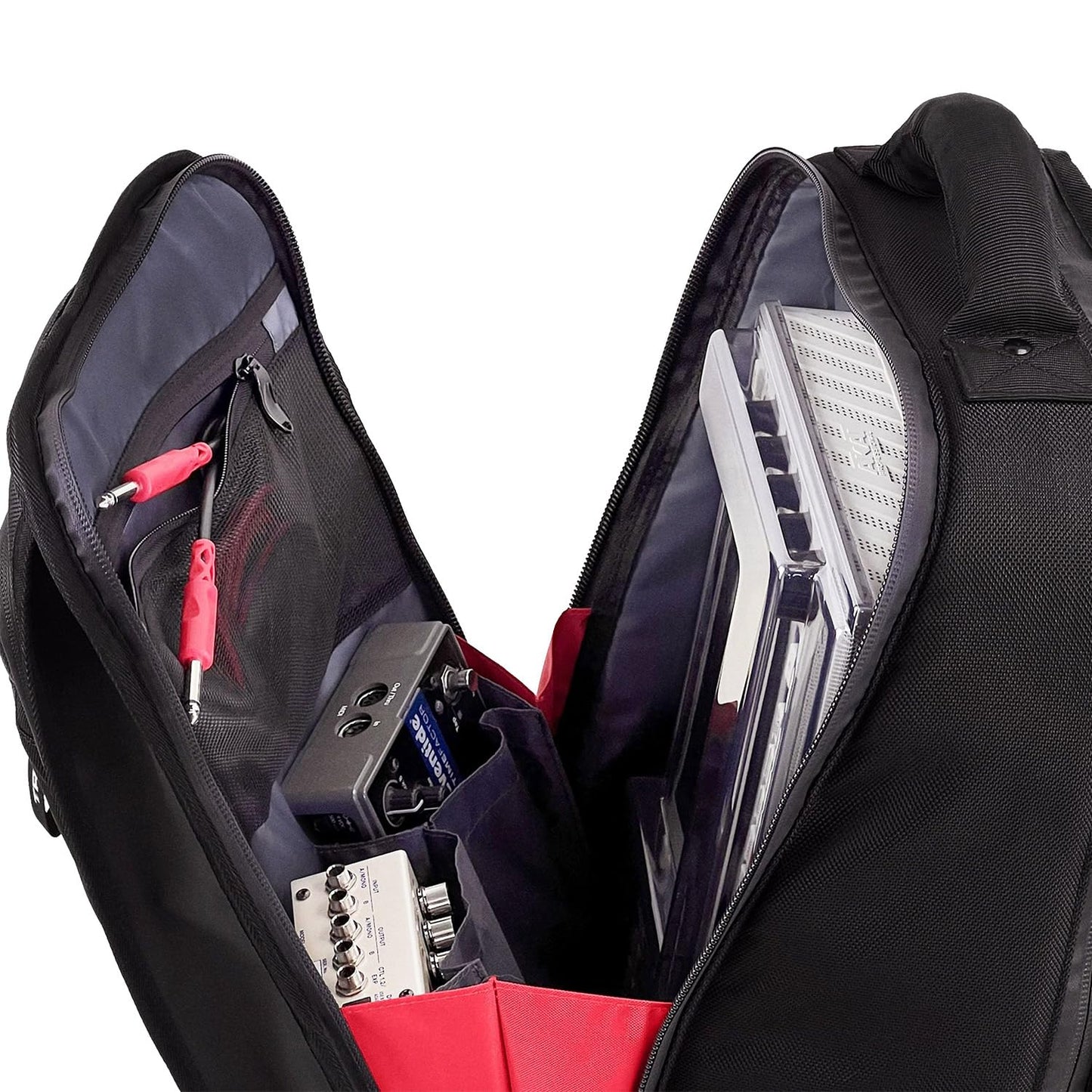 TRAKPACK Backpack for Producers & DJs, XL Capacity with 3 Storage Layers, Fits Akai MPC Live 3 / Ableton Push 3 / Native Instruments Maschine / Pioneer DDJ-FLX4 / Traktor Kontrol S2 / 12" Vinyl LPs