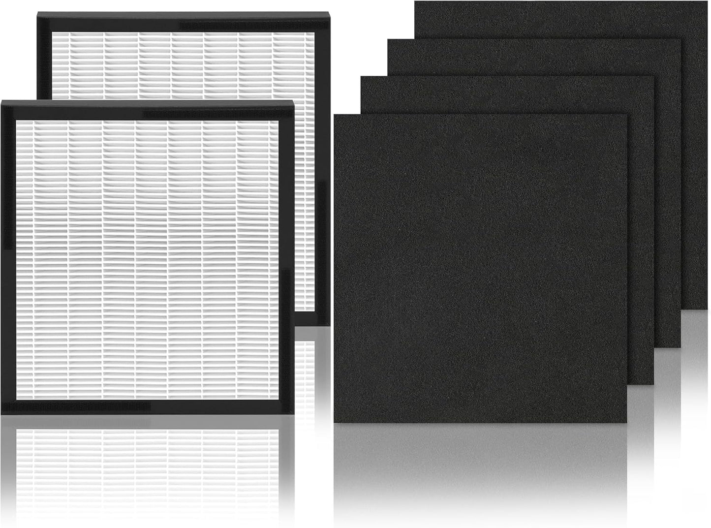 WK01234QPC Filters Replacement Compatible with Oreck Air Purifier Model WK10002QPC, 2 Packs Include Efficient Filter