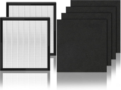WK01234QPC Filters Replacement Compatible with Oreck Air Purifier Model WK10002QPC, 2 Packs Include Efficient Filter