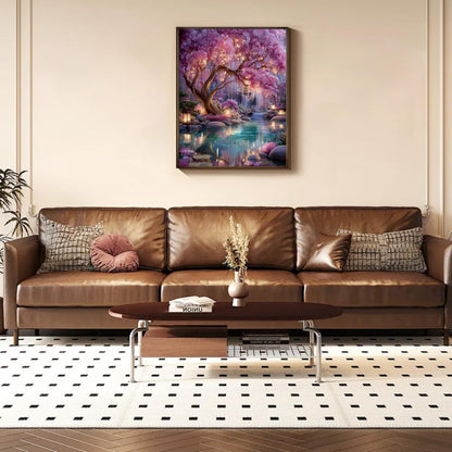 Tree of Life Paint by Number Adult with Frame Wooden Easel,Adult Paint by Numbers Tree of Life,Paint by Numbers Kit for Adults,DIY Acrylic Paint by Numbers for Adults Home Wall Decor 12x16inch