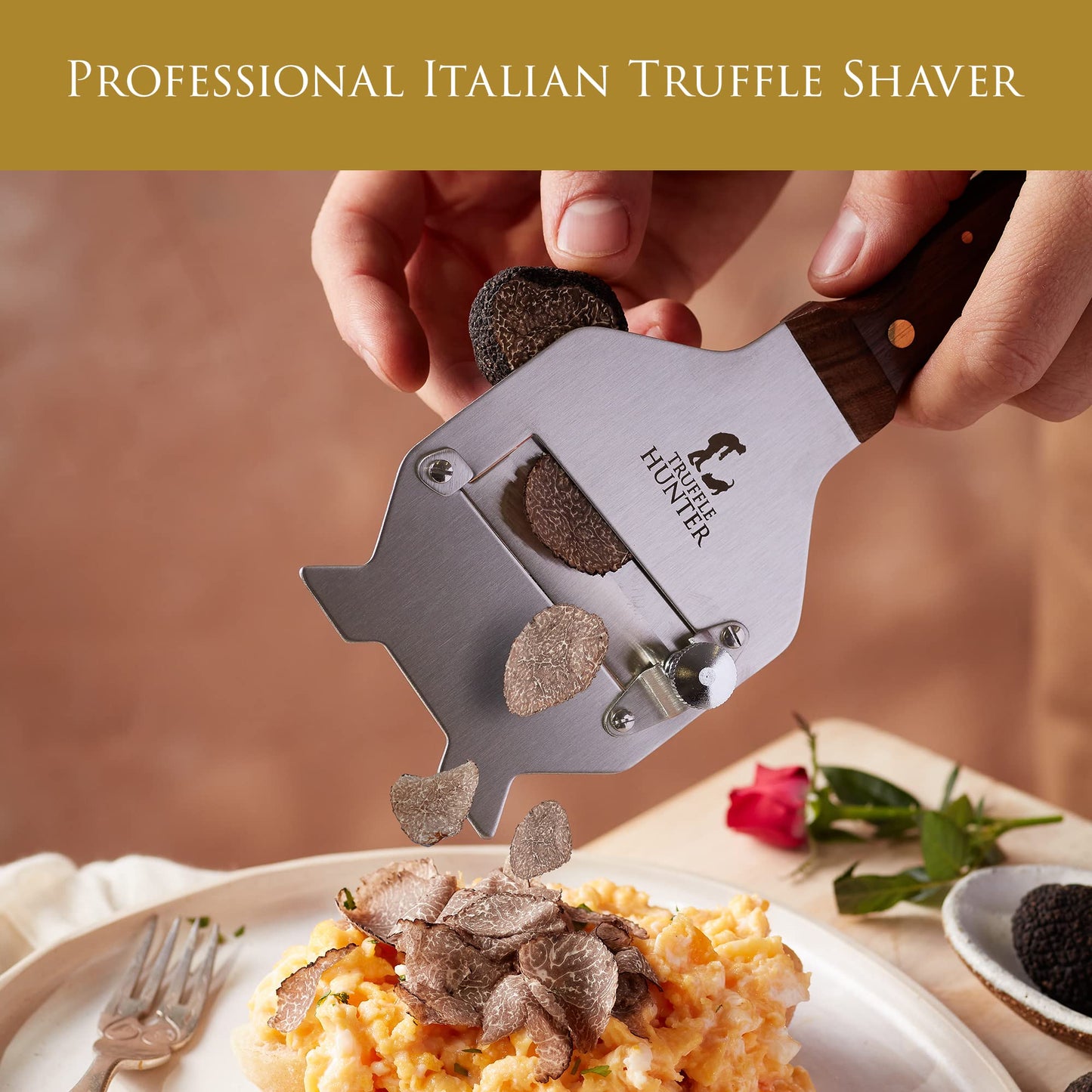 TruffleHunter - Professional Truffle Shaver - Stainless Steel Adjustable Mandoline Slicer