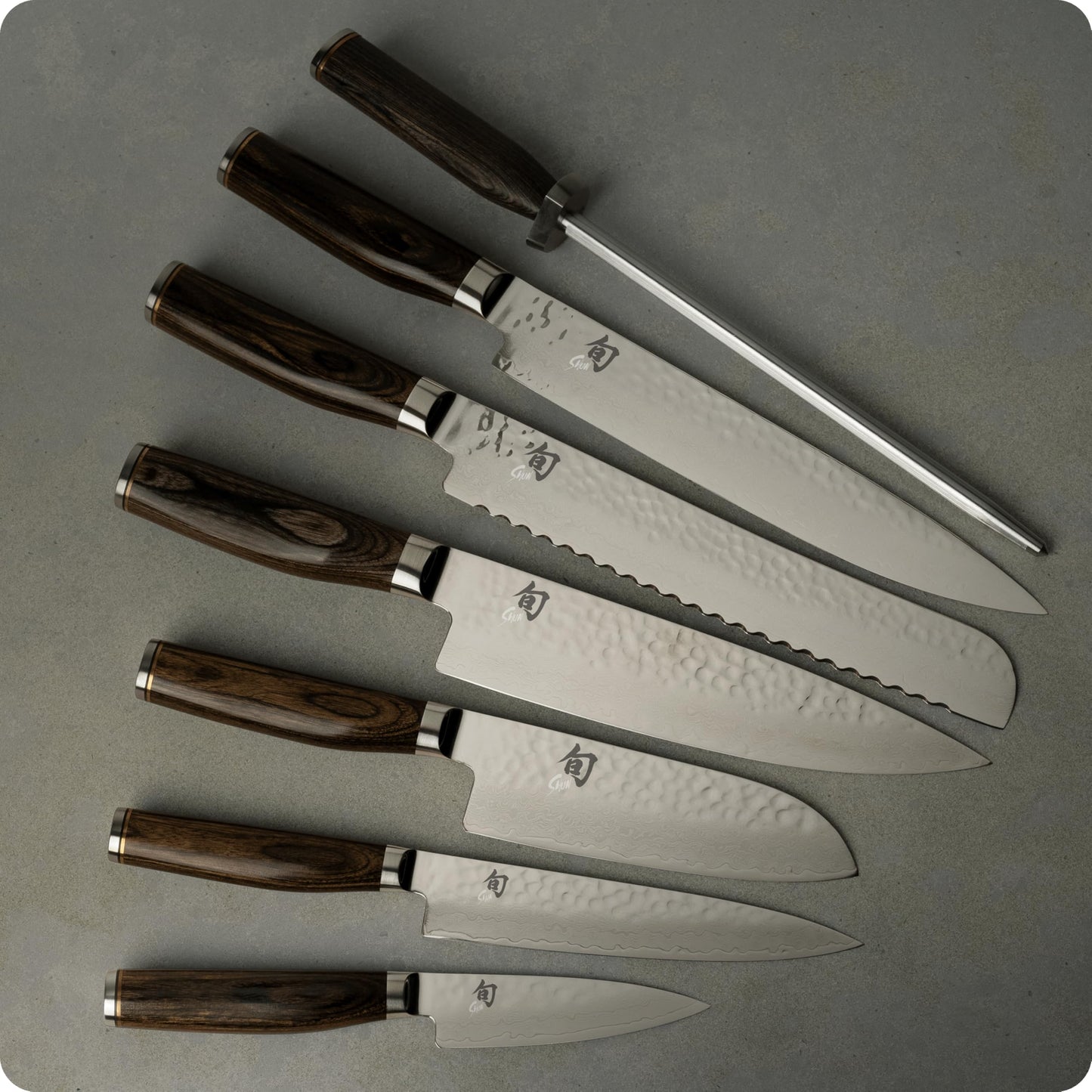 Shun Premier 8 Pc Professional Knife Block Set