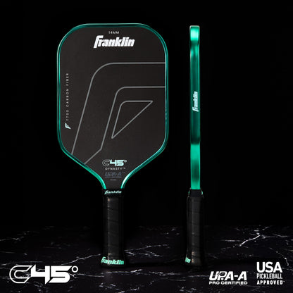 Franklin Sports PRO Pickleball Paddles – C45 Carbon Fiber Series - Official USAP + UPA Approved – Pro Player Design, Dynasty 14MM Mint