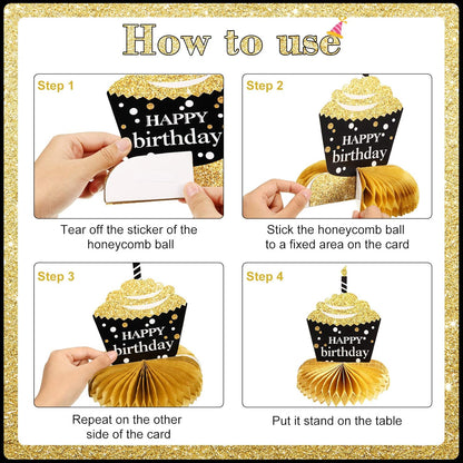 8 Piece 60th Birthday Decoration, Centerpieces and Table Toppers for Sixty Years Party Favors