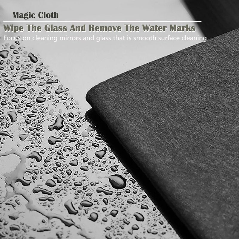 BOOLUU 5pcs 9×7 Inches Real Magic Cloth Thickened Magic Cleaning Cloth Microfiber Magic Cleaning Cloth for Mirror, Glass, Window and Cars