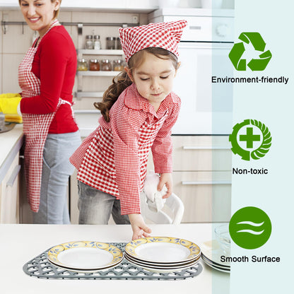 SAMSIER Silicone Sink Protectors Mats (13x11 & 14x12 & 16x12 & 18x16 & 19x14 & 21x16 & 22x13 & 25x16 & 26x14 & 28x14 & 30x16) for Bottom of Kitchen Sink (16.7”x12.5”)