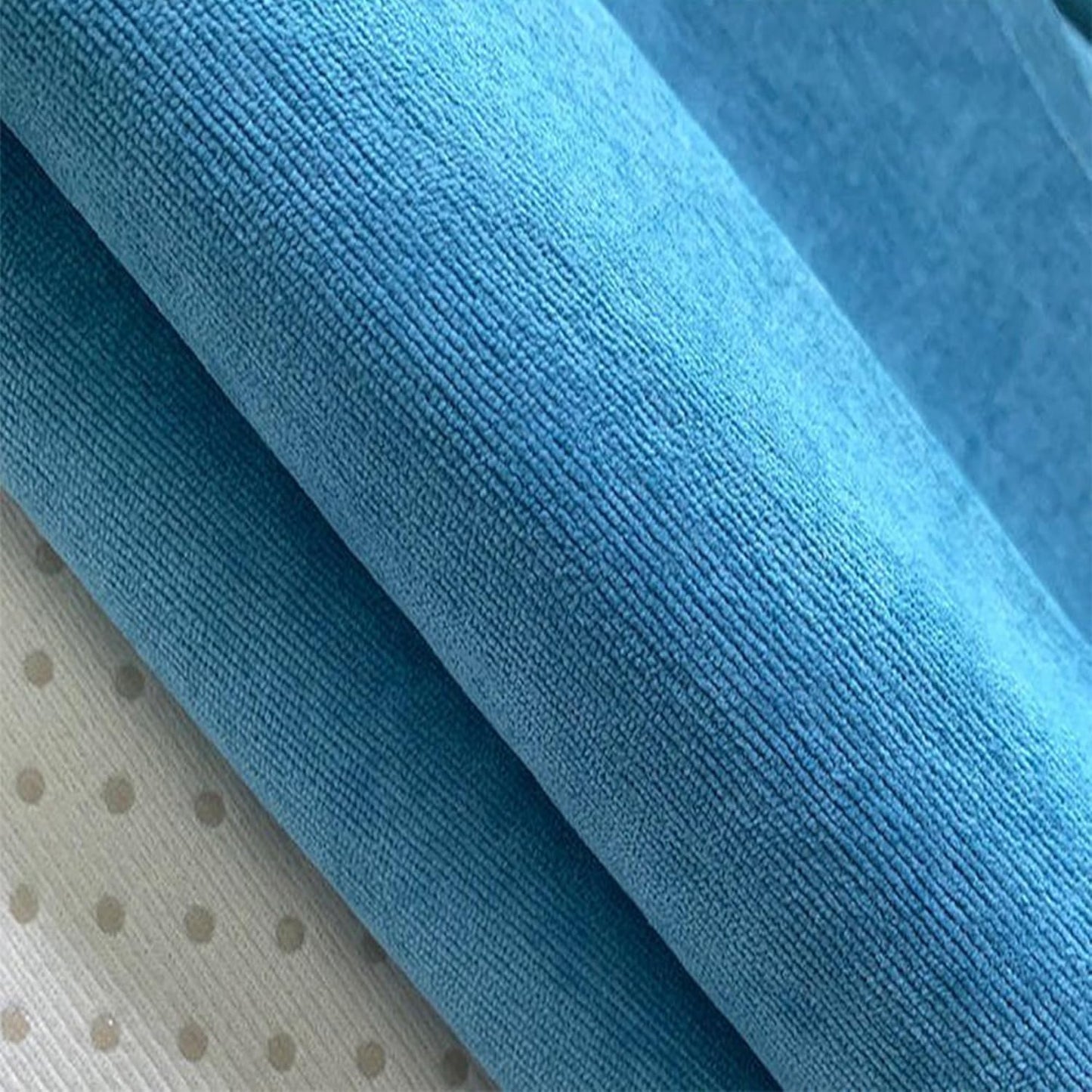 Fridge Dust Cover with Storage Pockets, Anti-Slip Washer and Dryer Top Cover - Blue