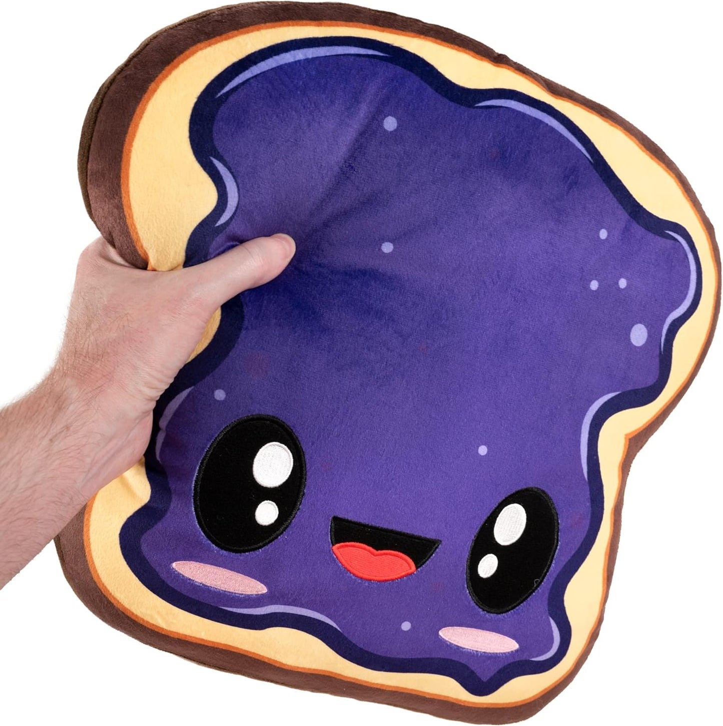 Scentco Smillows - Patented Gourmet Scented Stuffed Plush Pillows (Grape Jelly)- Accent, Throw, Decorative, Fun Pillows