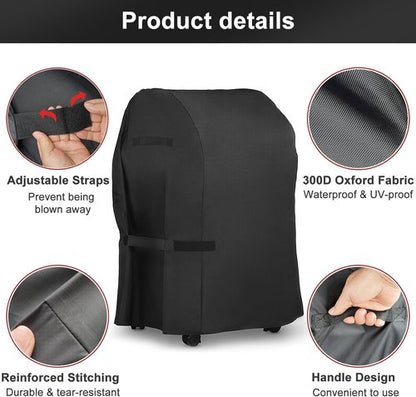 LBTING 40-Inch Heavy Duty BBQ Grill Cover - Waterproof, Windproof & UV Resistant for Most Brands