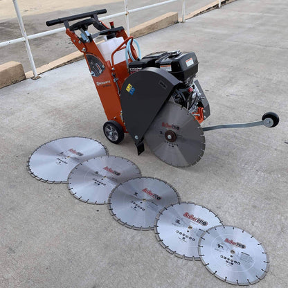 Archer PRO 18" in. Turbo Diamond Saw Blades for Fast Reinforced Concrete Cutting and Cured Concrete Cutting. for Cut-Off saws and Walk-Behind saws up to 13 HP.
