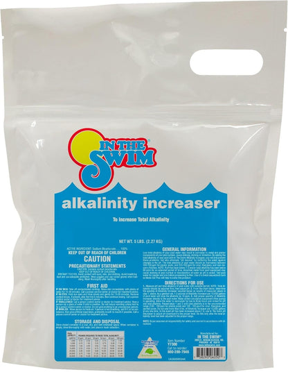 Swimming Swimming 100% 5 In The Swim Alkalinity Increaser for Pools - Raises Alkalinity and Balances pH Levels in Your