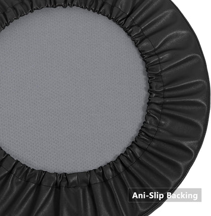 12 Inch Shinnwa Bar Stool Cushion Round Foam Padded Seat Cushions Waterproof Leather Bar Stool Covers with Elastic