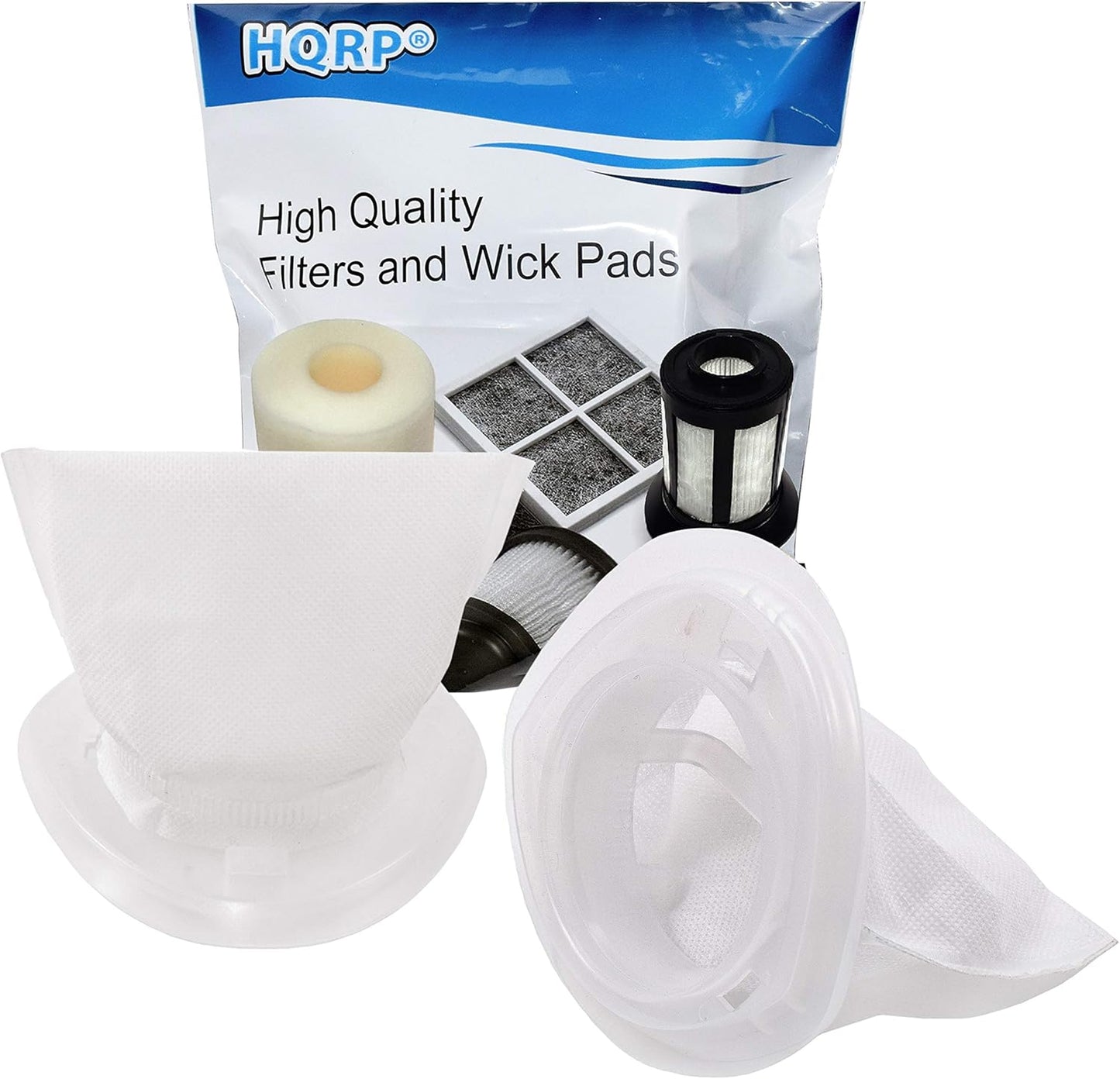 HQRP 2-pack Filter for Black & Decker HNV220B HNV220BCZ Series Lithium Hand Vac Models HNV220BCZ00 HNV220BCZ01