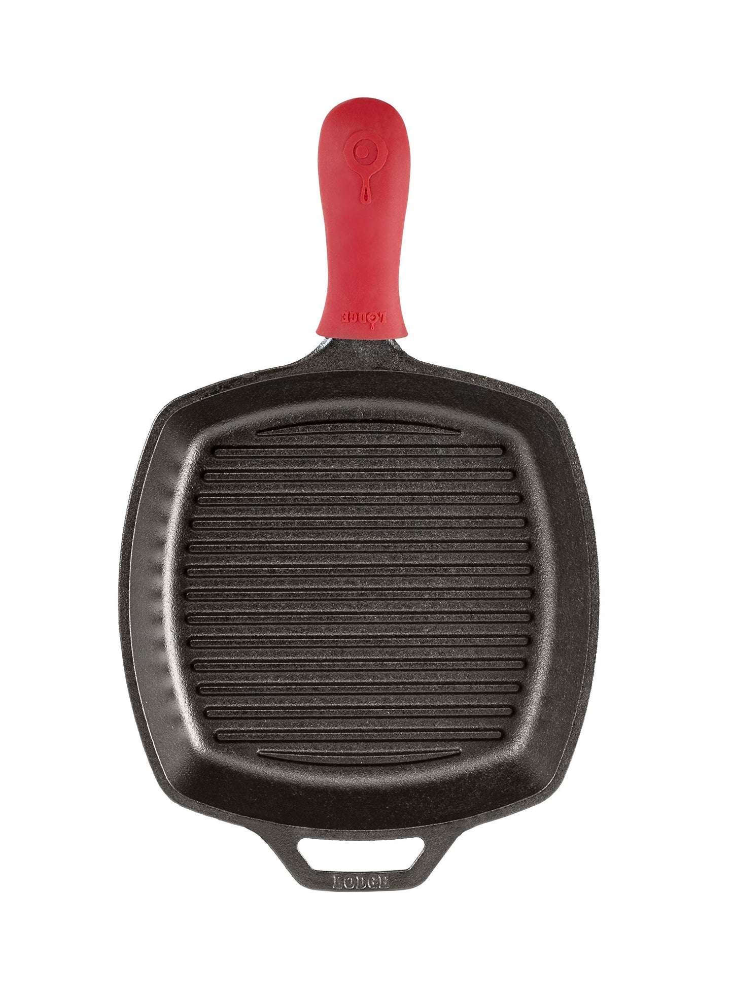 Lodge Manufacturing Company Lodge Cast Iron 10.5-inch Square Grill Pan, Black