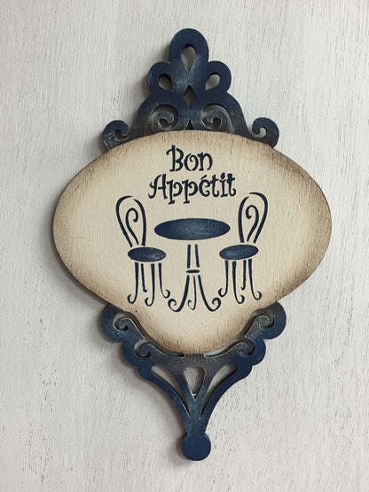 Designer Stencils I Love Paris Cookie Stencil Set, Beige/Semi-Transparent, fits 3 inch circle