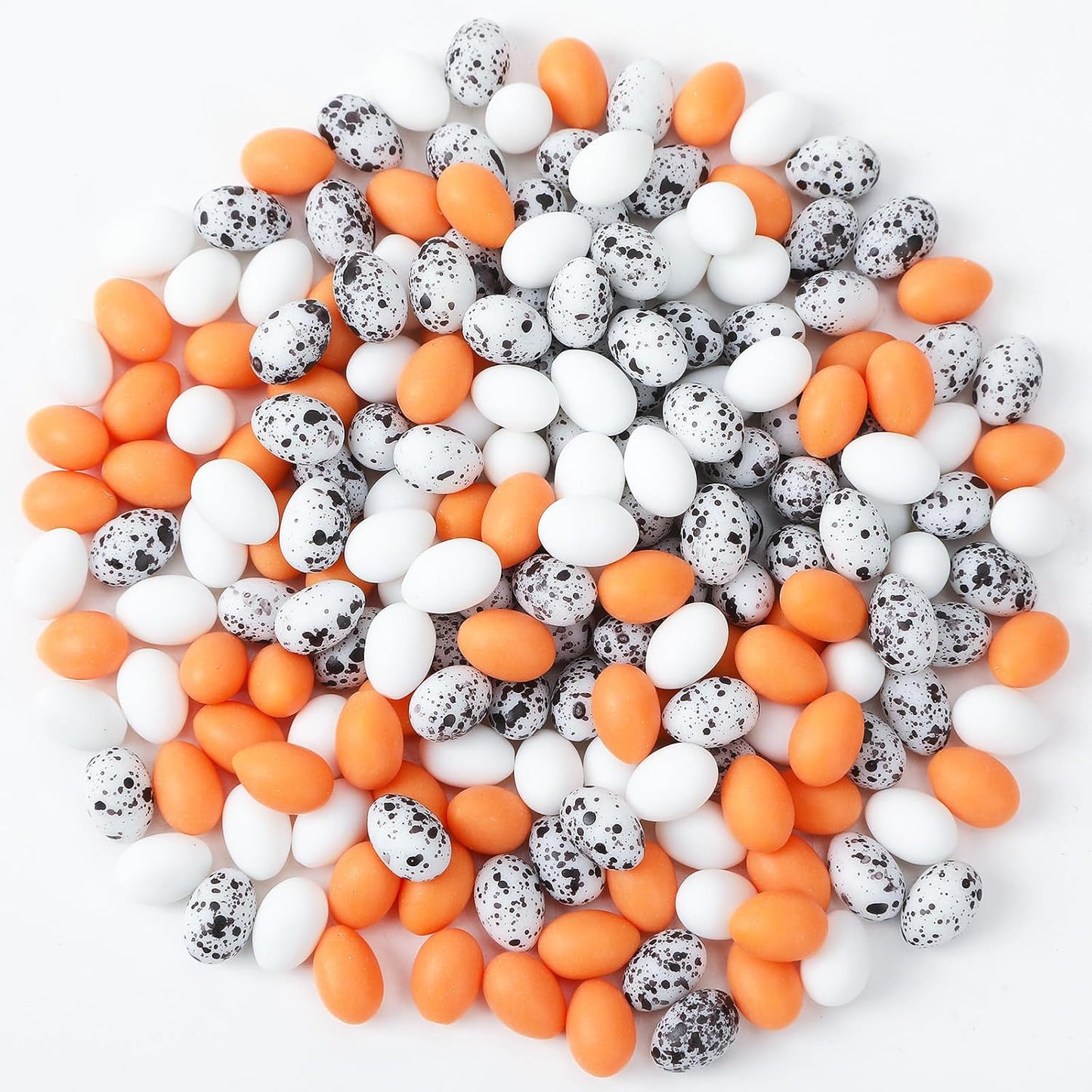 120 JUNEBRUSHS Pcs Mini Resin Easter Eggs, Easter Eggs Decor Resin Vase Filler for Party Spring Crafts Home Decor DIY