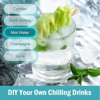 Silicone Ice Cube Trays by [Brand Name] - Easy Release, Spill-Resistant, BPA-Free | Perfect for Cocktails & Baby Food