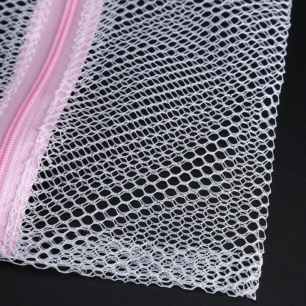 Zipped Lingerie Washing Bag, Mesh Laundry Bag for Socks, Bra, Underwear (50 * 60cm #1)