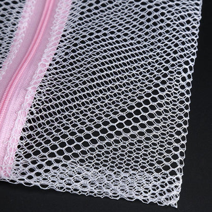 Zipped Lingerie Washing Bag, Mesh Laundry Bag for Socks, Bra, Underwear (50 * 60cm #1)