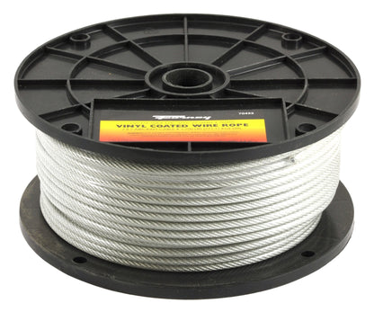 Forney 70452 1/8-Inch-3/16-Inch Vinyl Coated Galvanized Wire Rope Aircraft Cable, 250-Feet