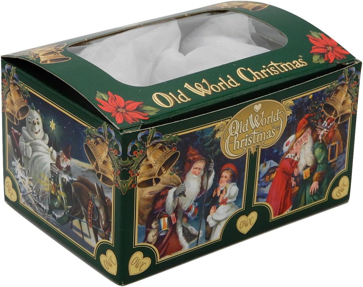 Old World Christmas Glass Blown Ornament with S-Hook and Gift Box - Location Collection (Leaning Tower of Pisa)