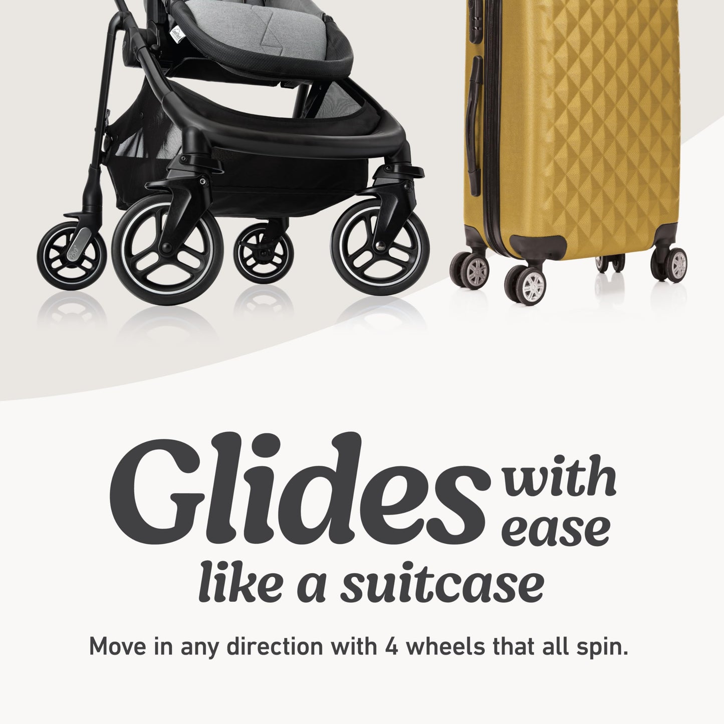 Graco® Premier Modes Merge Stroller with EZ Spin Wheels for 360 Rotation, 3 Modes: Infant Car Seat Carrier, Carry Cot, to Toddler Stroller, Reversible Baby Stroller Seat, Midtown