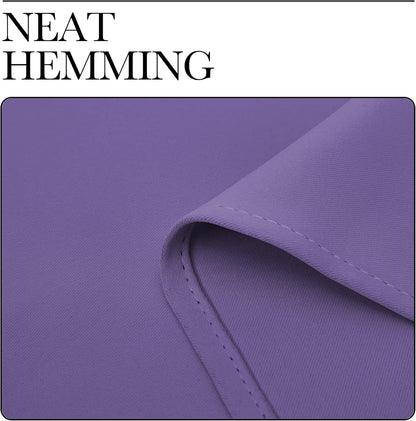 NICETOWN Blackout Curtain Panels - Thermal Insulated Grommet Drapes | Lilac Purple, 34x72 Inch (1 Pair)