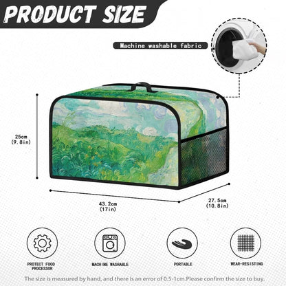 Van Gogh Wheatfield Slow Cooker Cover, Dust Cover for Most 6-8 Quart Oval Slow Cookers for Kitchen Decoration