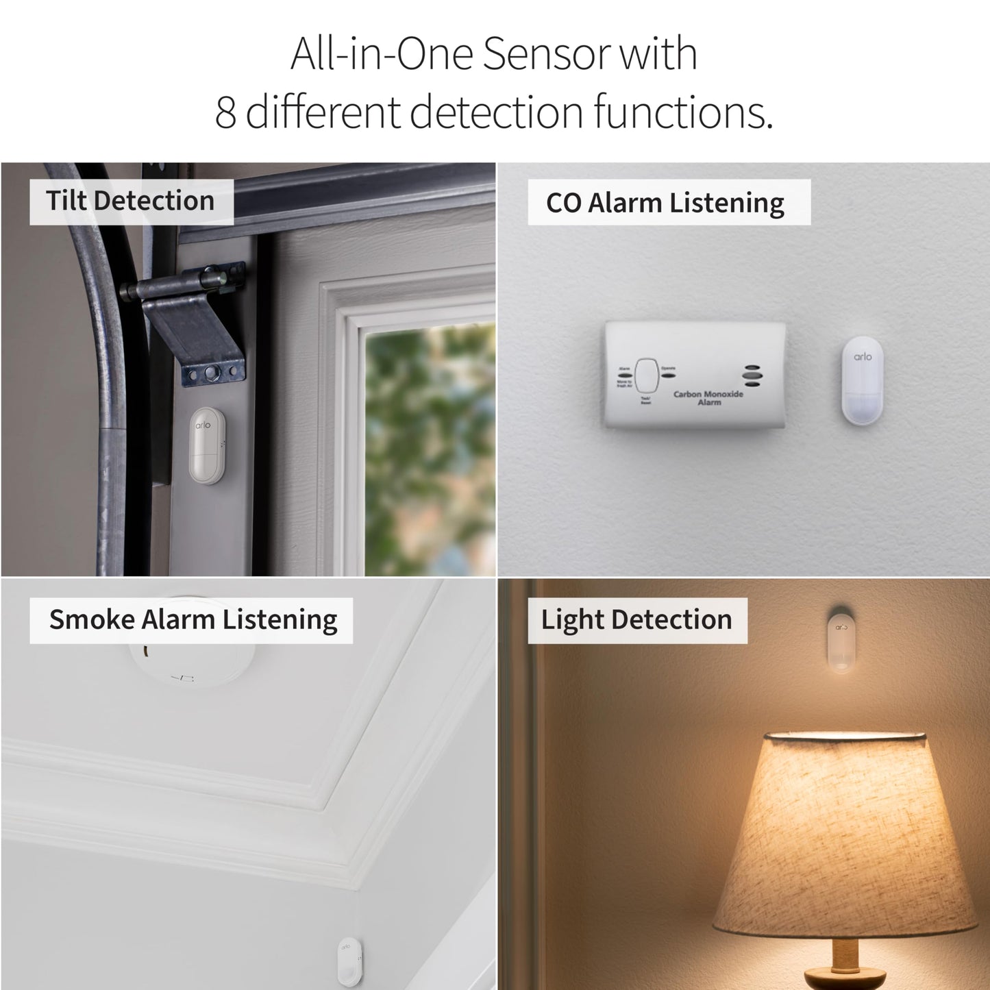 Arlo Pro 5S Spotlight Security Camera 2K HDR | Outdoor | Wireless | Dual-Band Wi-Fi Connects to Strongest Network |12X Zoom, 2-Way Audio, Siren, Color Night Vision,Live Stream(White, 4 Cameras)