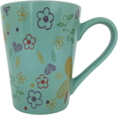 KINREX Best Grandma Ever Mug, Turquoise, 12 oz. Coffee Cup for Women, Mothers Day, Christmas, Birthday Gift
