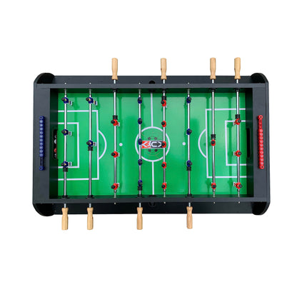 KICK Triplex 55″ Telescopic Rods 3-in-1 Swivel Multi Game Table (Black) – Foosball, Pool/Billiards & Air Hockey