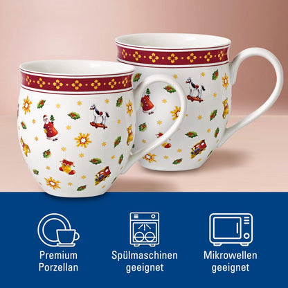 Villeroy & Boch Delight 2-Pieces Mug Set, 2 Count (Pack of 1), White