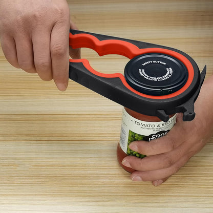 Skiennix 5-in-1 Jar Opener | Rubber Gripper Pad for Seniors with Arthritis & Weak Hands