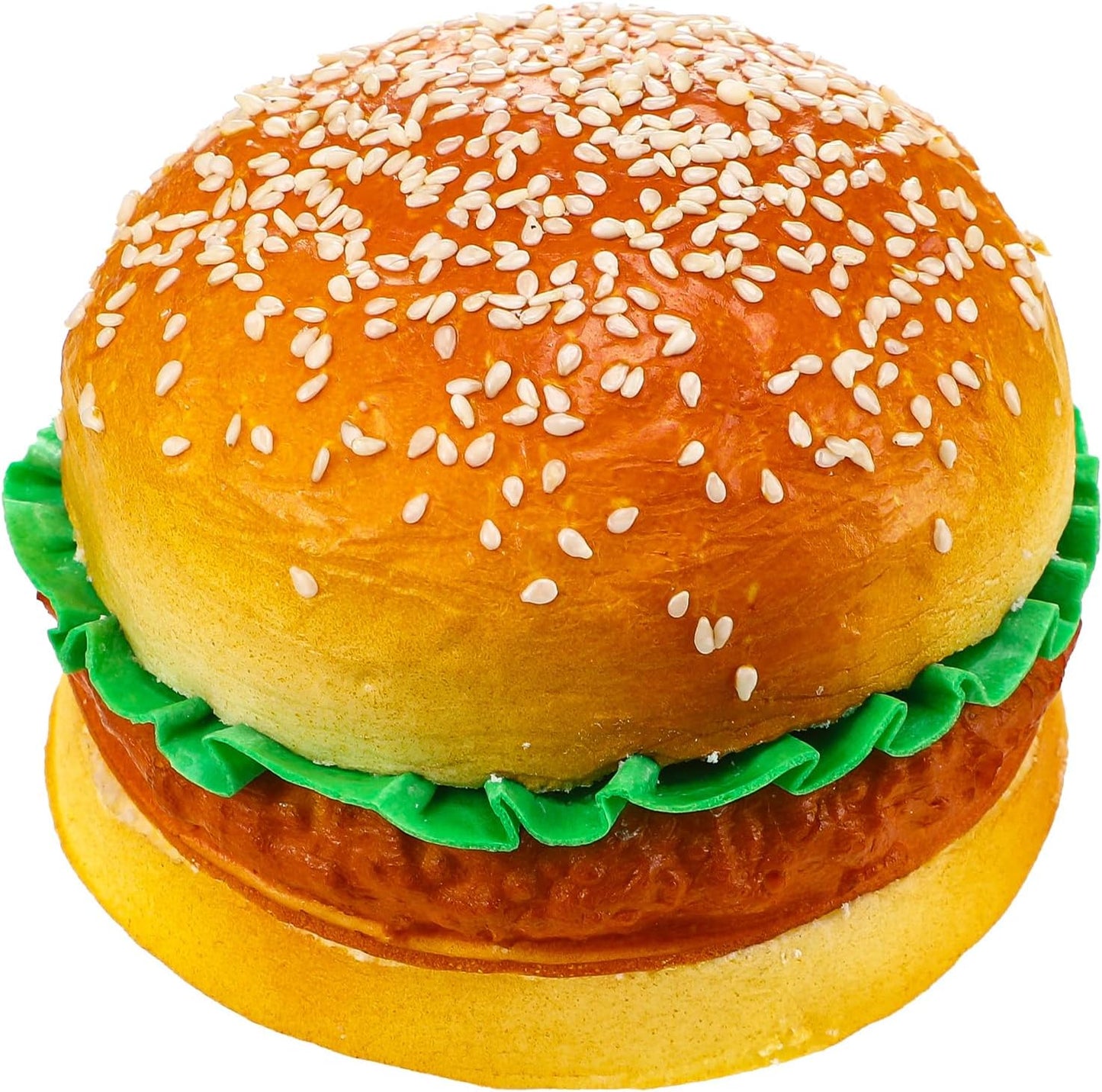1 CroBlissful Pcs Artificial Hamburgers Realistic Fake Food Bread Model Photography Prop for Kitchen Food Fake Display