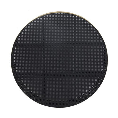 Deco 79 Metal Wall Shelf Round 8 Cubbies, 32" x 6" x 32", Black